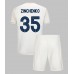 Nottingham Forest Oleksandr Zinchenko #35 Bortedraktsett Barn 2025-26 Korte ermer (+ Korte bukser)
